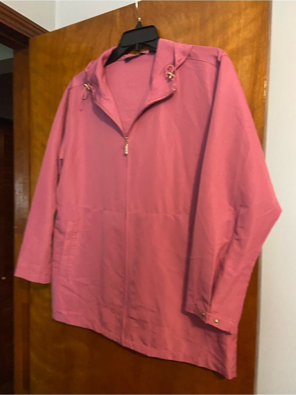 Izod Rose-Pink Hooded Zip Jacket